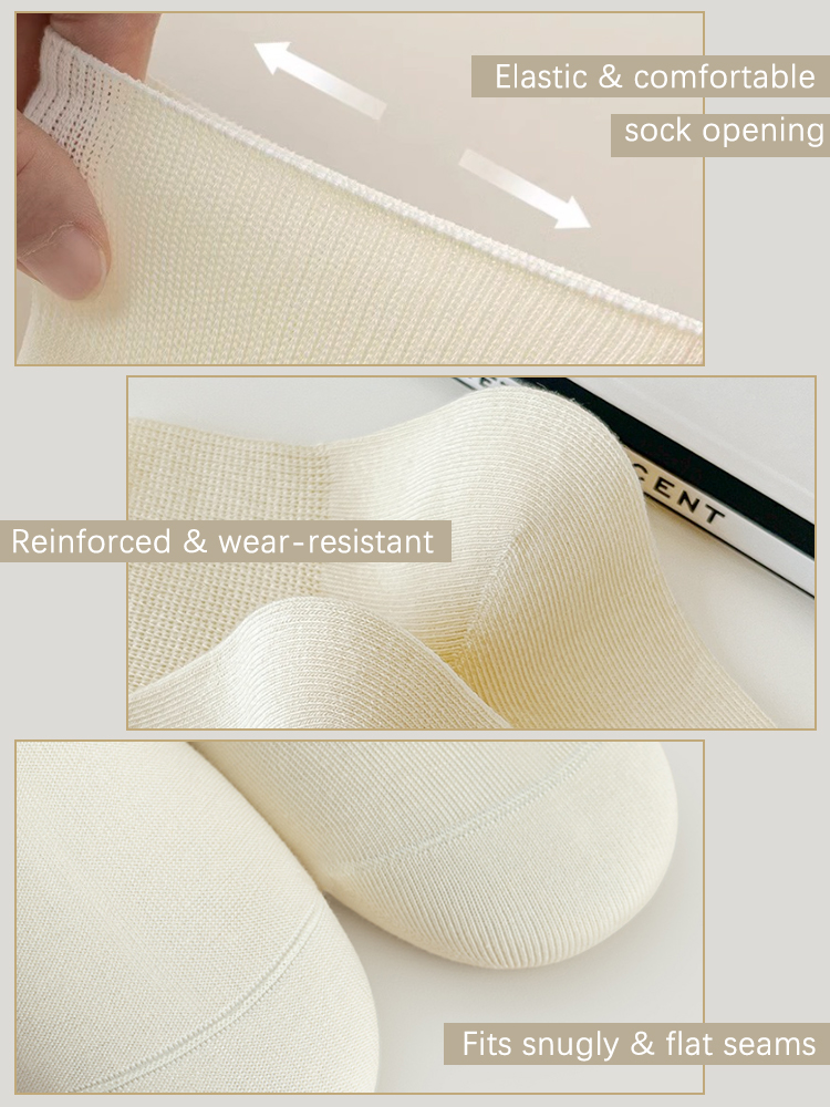 Long-lasting High Elastic Women Premium Cotton Ankle Socks VEIMIA