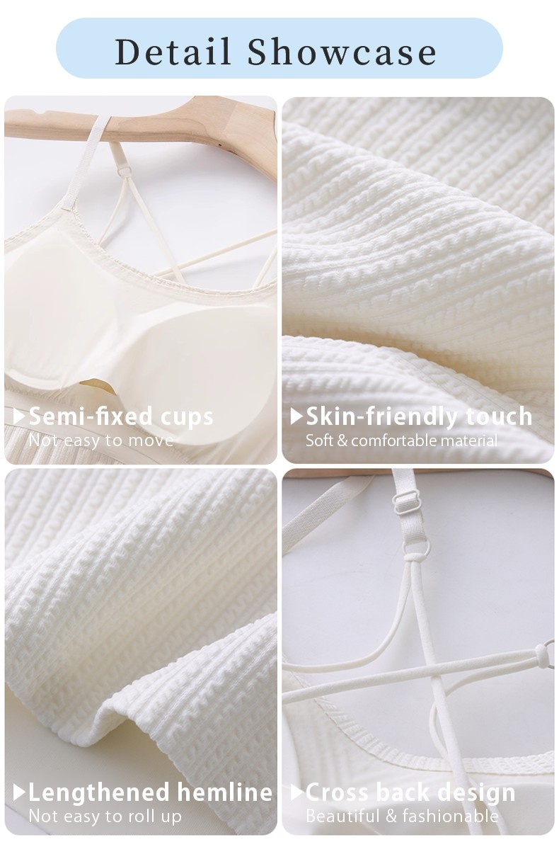 Slimming Camisole Cover Fat For Women Cool Let The Skin Breathe Freely Fabric Tank Tops With Built In Bra VEIMIA