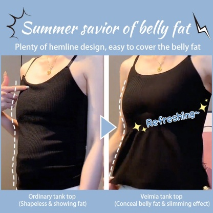 Women Camisole Cover Fat For Slimming, Ultra Cool & Breathable Fabric Tank Tops VEIMIA