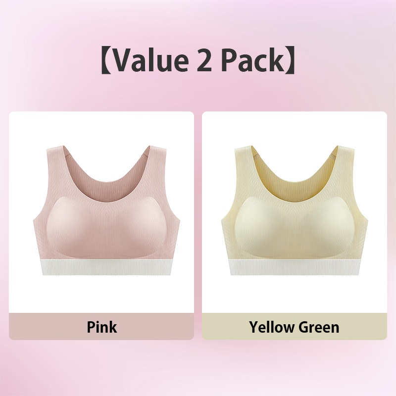 Womens Shockproof Padded Sports Bra Tank Top Breathable Full Coverage Stable Support VEIMIA