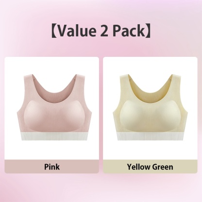 Womens Shockproof Padded Sports Bra Tank Top Breathable Full Coverage Stable Support VEIMIA