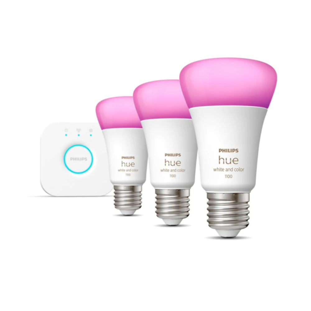 Philips Hue 11W A60 W27 智能藍牙彩色入門套件