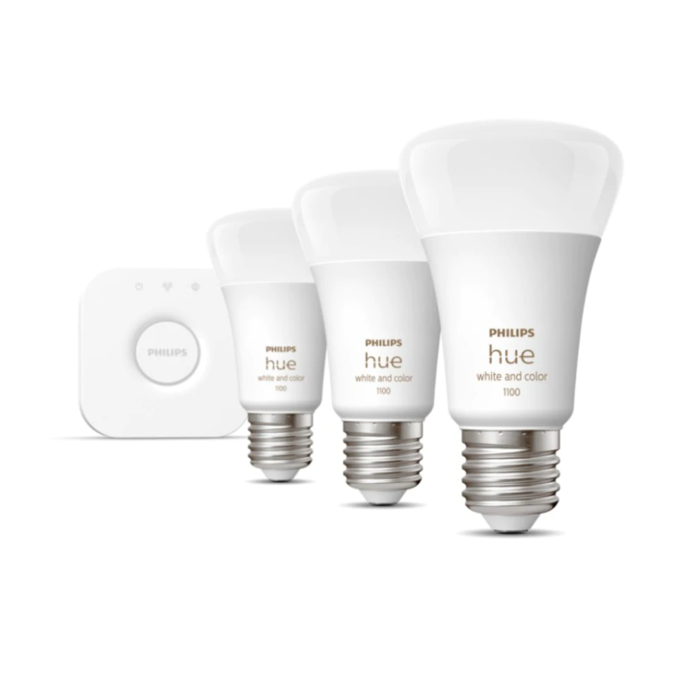 Philips Hue 11W A60 W27 智能藍牙彩色入門套件
