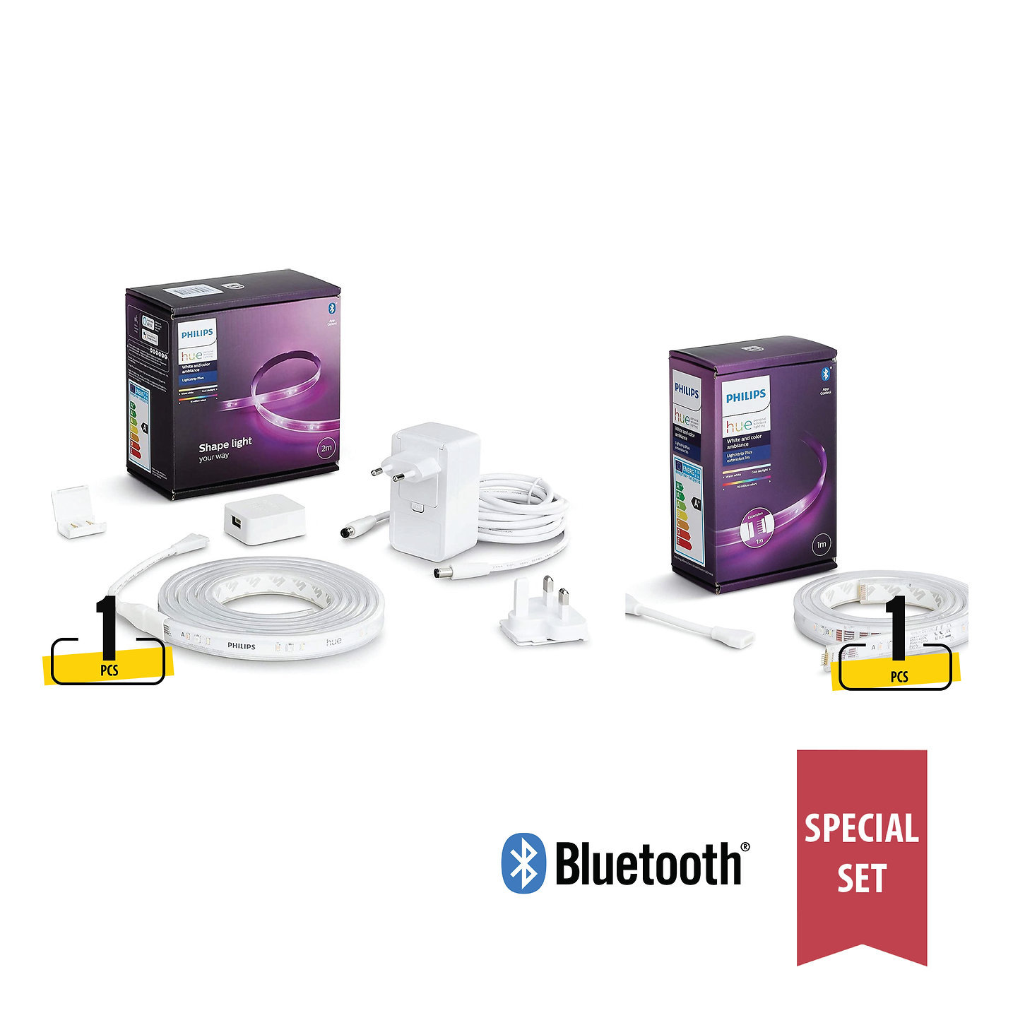 Philips Hue WCA 智能藍牙彩色燈帶 (3米套裝)