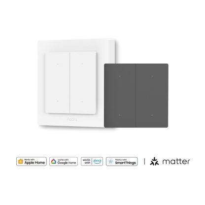 Aqara 智能牆身開關 H2 EU (Matter support)(原廠行貨) 