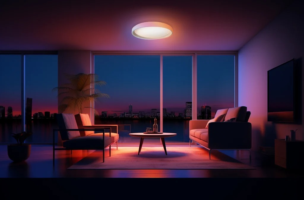 Aqara Ceiling Light T1 32W RGB 智能黃白光彩色吸頂燈 (Matter)