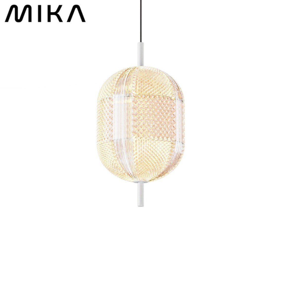 MIKA C02-256L 仿水晶玻璃款小吊燈 7.5W 3000K黃光