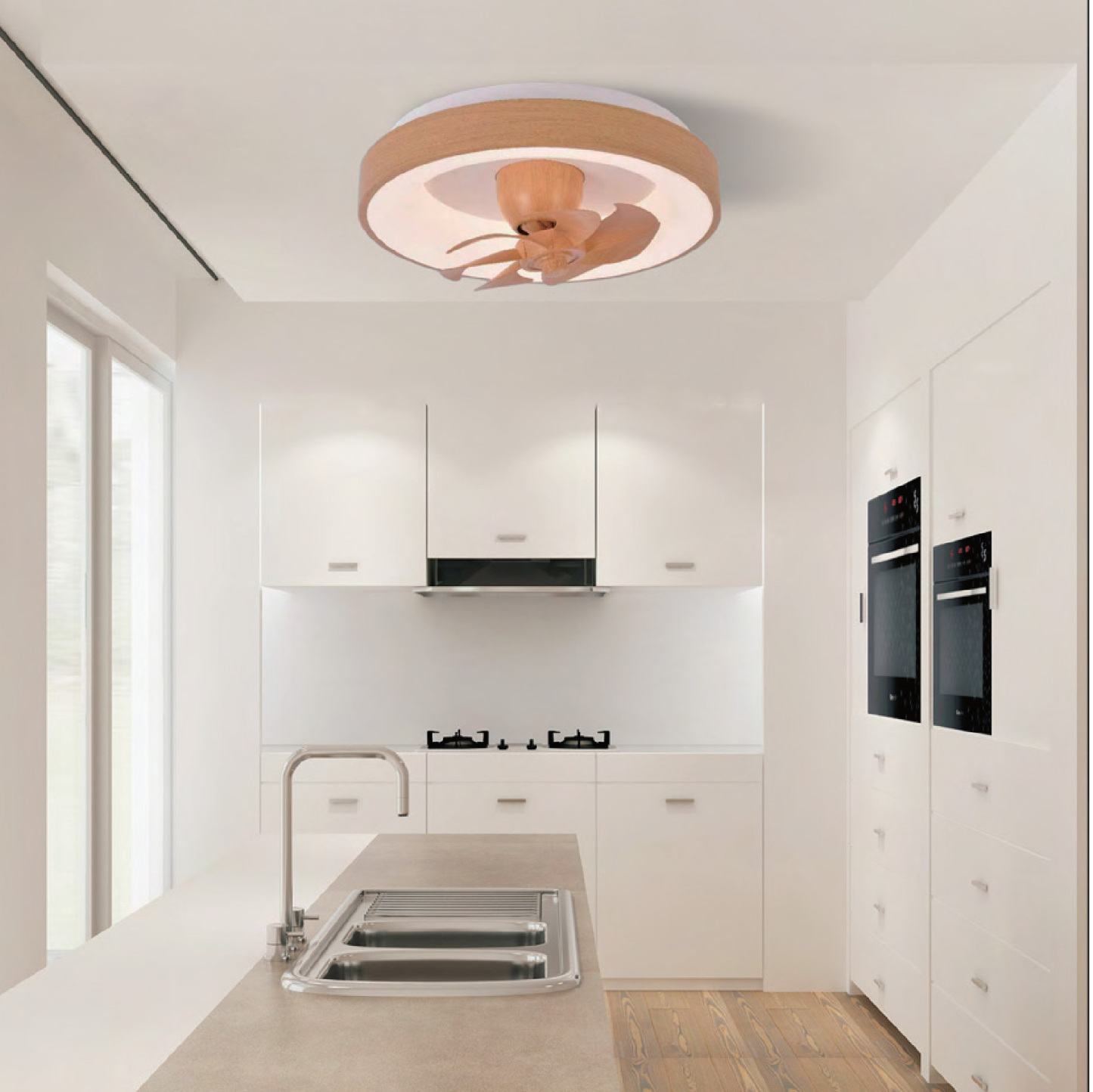 Framtida Venti DC Motor LED 薄款風扇燈(搖頭款)