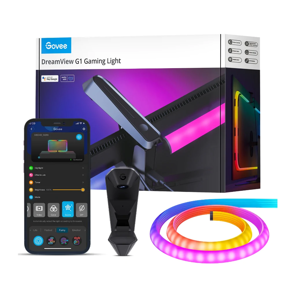 Govee DreamView G1 Gaming PC 24-29" 彩色燈帶套裝