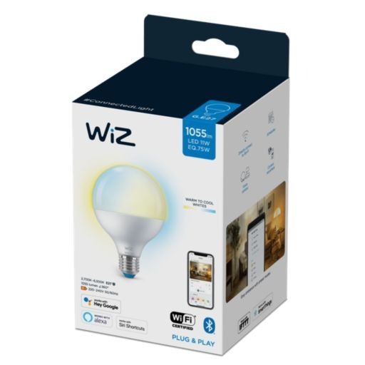 WiZ Wi-Fi Smart LED Bulb黃白光 智能LED燈泡- 11W / E27螺頭 / G95