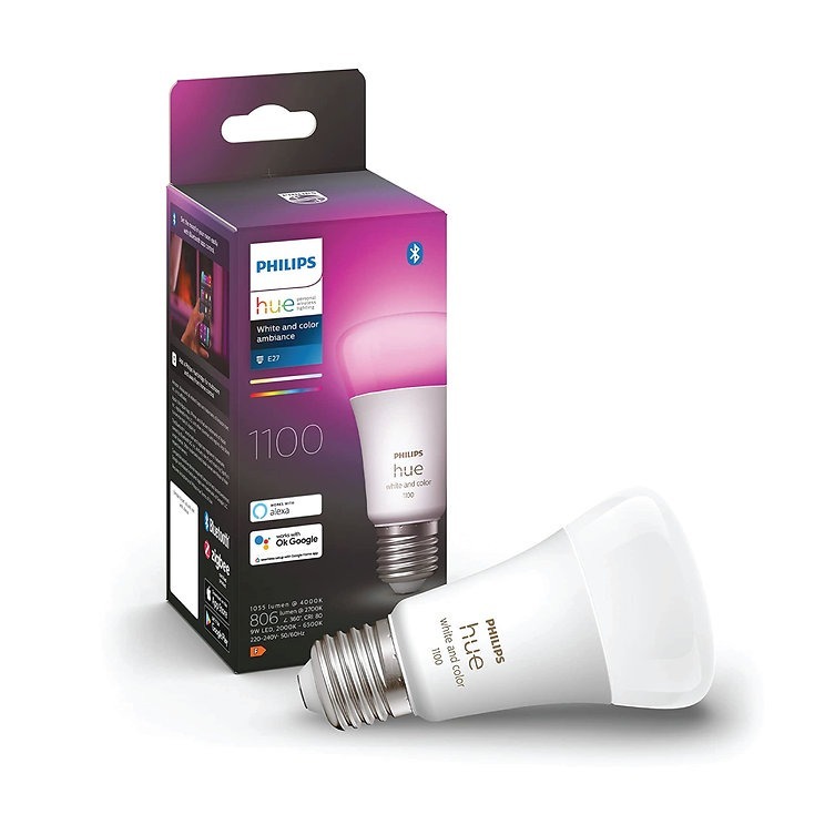 Philips Hue 11W A60 E27 智能彩色藍牙智能燈泡