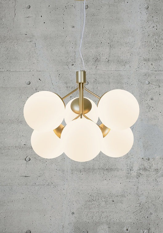 Nordlux Ivona pendant (Brass / 6-spot) 吊燈