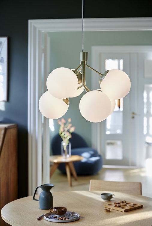 Nordlux Ivona pendant (Brass / 6-spot) 吊燈