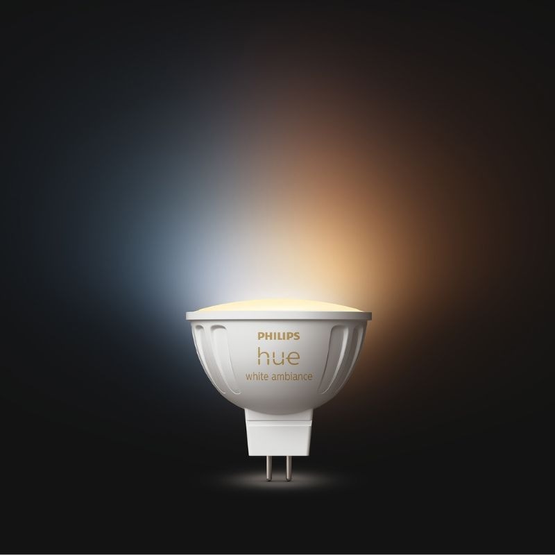 Philips Hue 5.1W MR16 智能黃白光燈泡