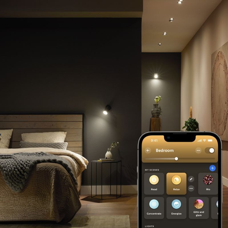Philips Hue 5.1W MR16 智能黃白光燈泡