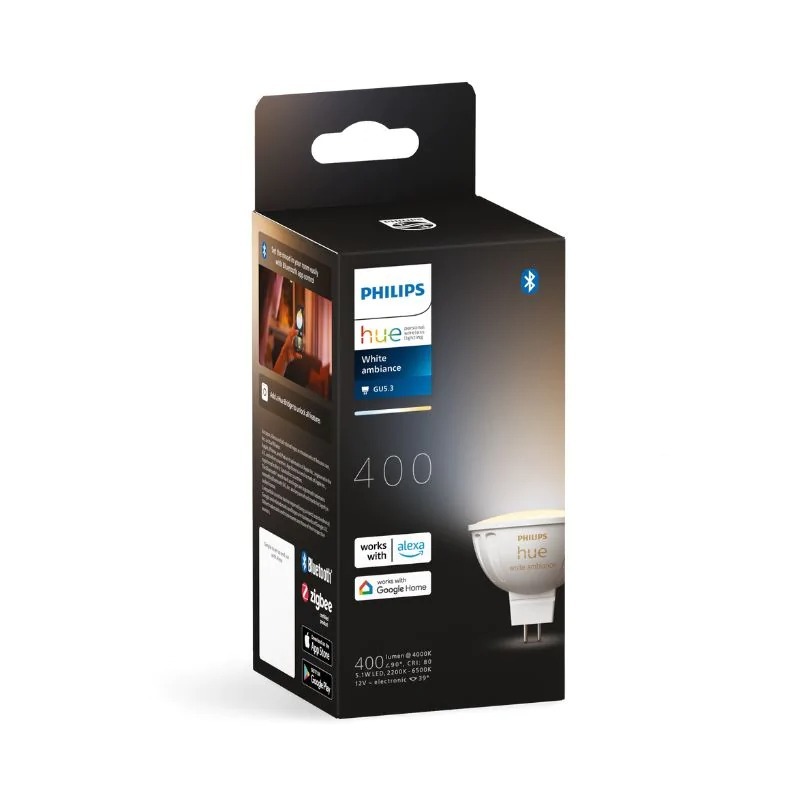 Philips Hue 5.1W MR16 智能黃白光燈泡