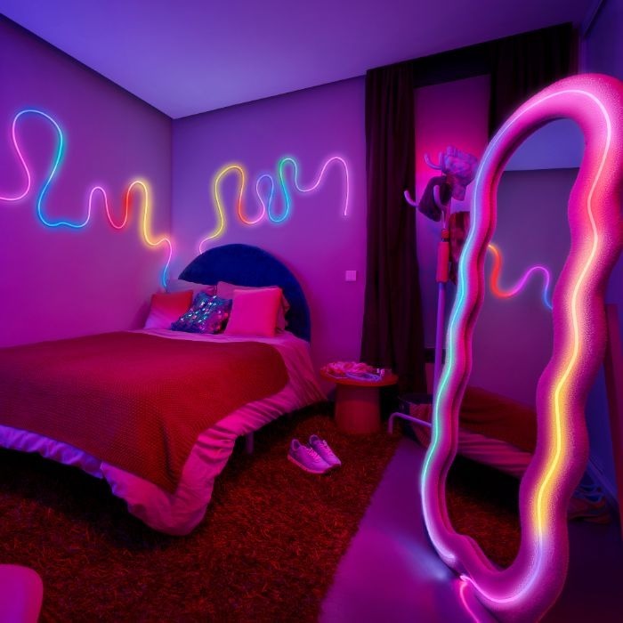 WiZ Neon RGBIC LED strip 5M Type-G 智能霓虹燈帶5米 (連火牛)