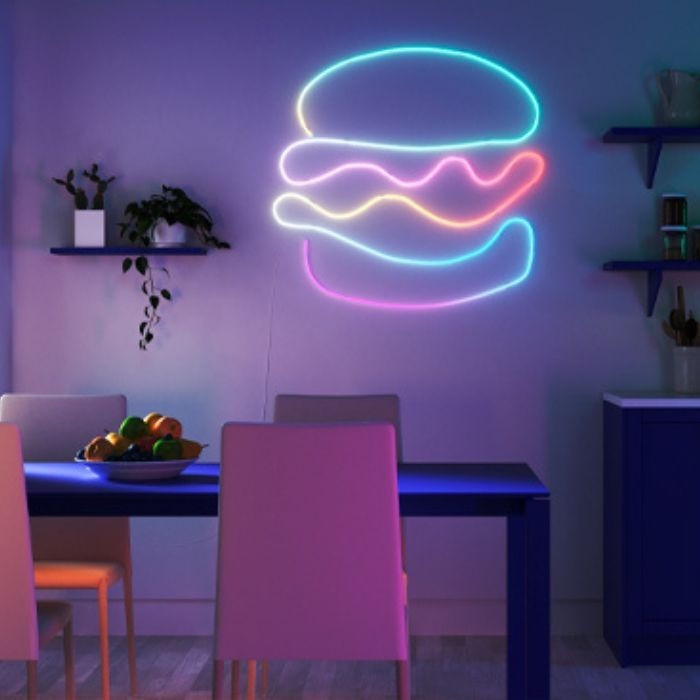 WiZ Neon RGBIC LED strip 5M Type-G 智能霓虹燈帶5米 (連火牛)