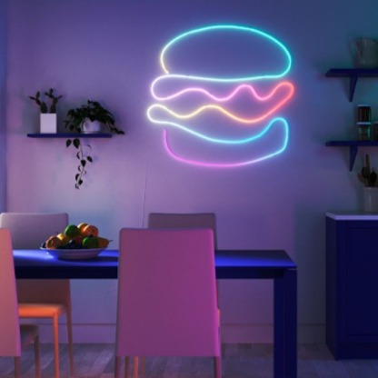 WiZ Neon RGBIC LED strip 5M Type-G 智能霓虹燈帶5米 (連火牛)