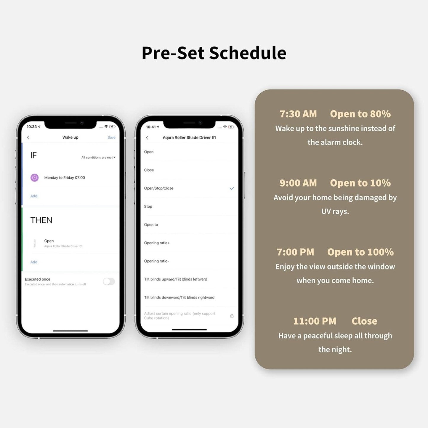 Aqara E1 HomeKit 智能捲簾升降器