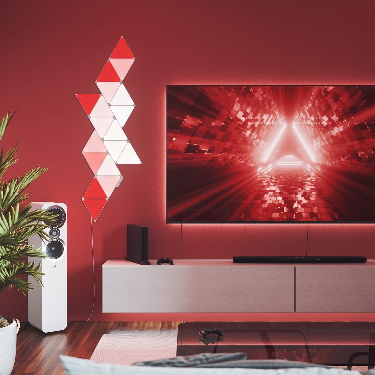 Nanoleaf Shapes 三角形彩色智能燈板 9件基本裝