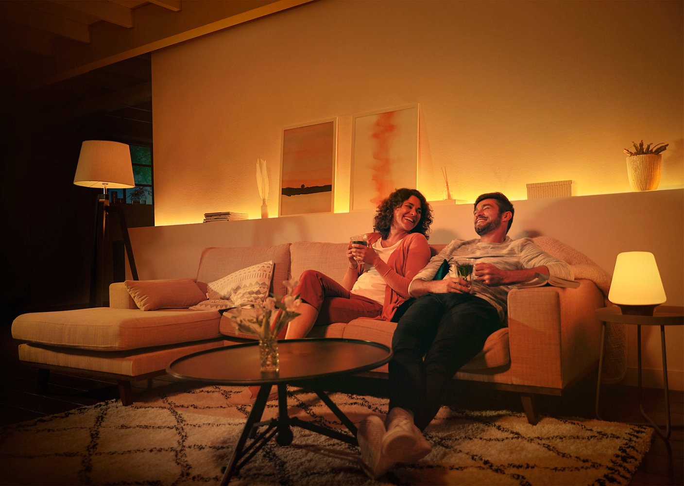 Philips Hue 8.5W A60 E27 智能藍牙燈泡入門套件