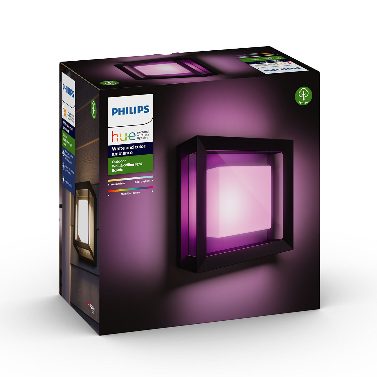 Philips Hue Econic 彩色戶外智能壁燈 17438