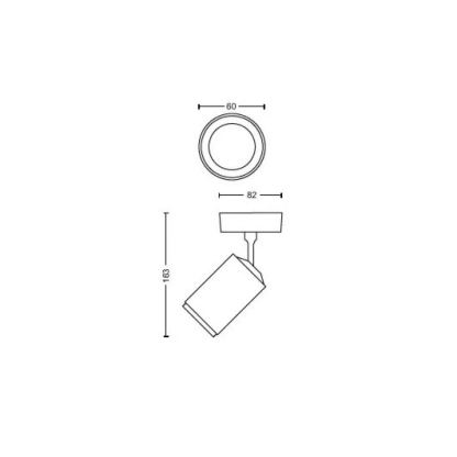 Philips Hue Fugato 單頭智能藍牙聚光彩色射燈