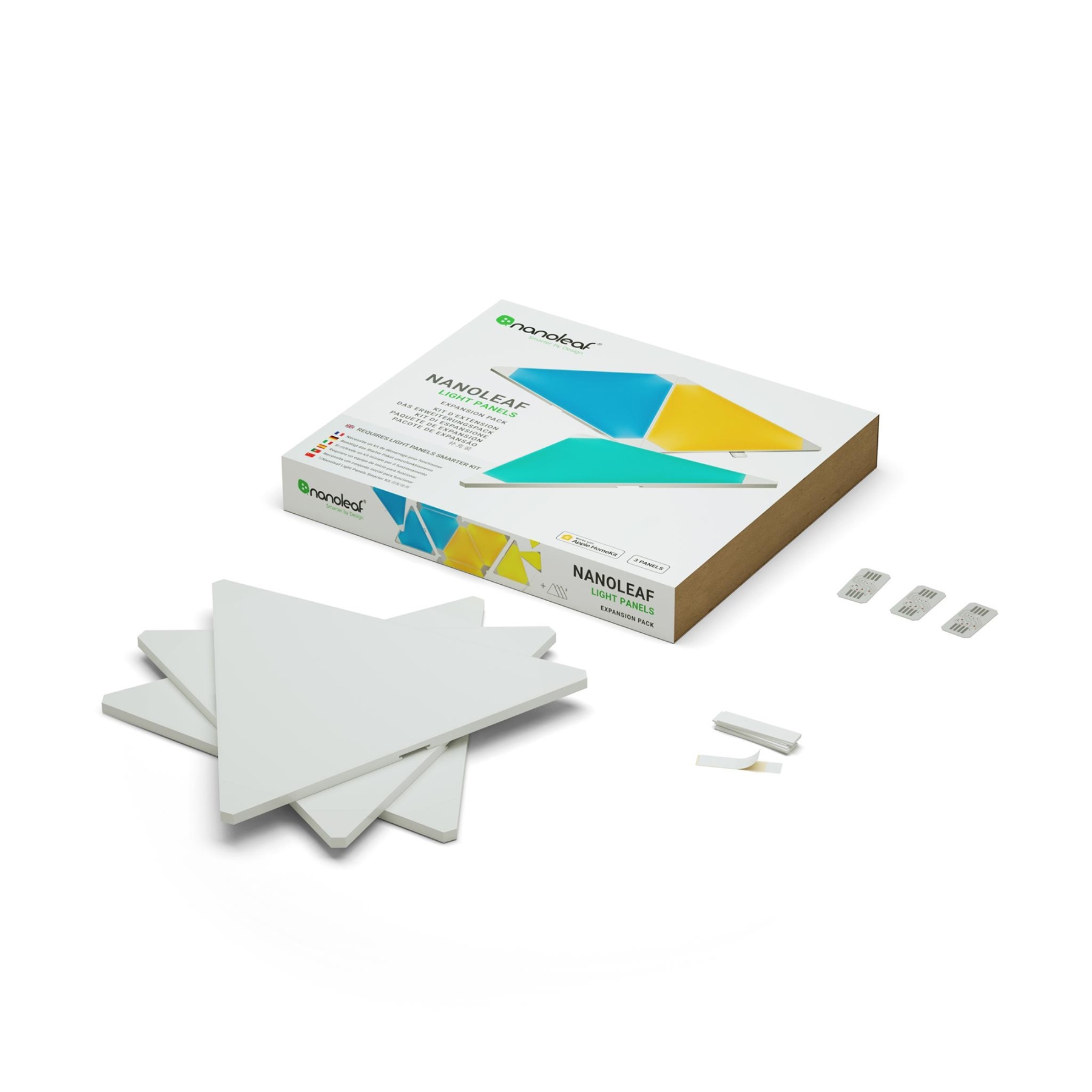 Nanoleaf Shapes 三角形彩色智能燈板 3件擴展裝