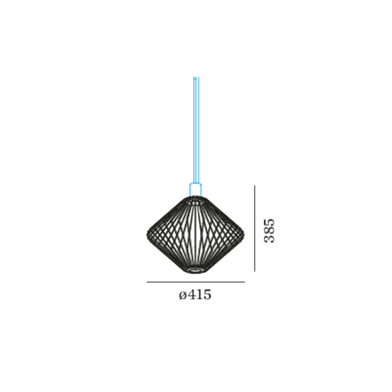 WEVER & DUCRE WIRO DIAMOND 1.1 吊燈 (copper)