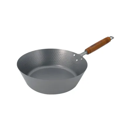 頂級窒化鐵鍋系列 槌目深型煎鍋 28cm