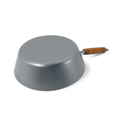 頂級窒化鐵鍋系列 槌目深型煎鍋 28cm