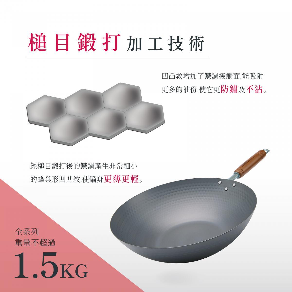 100%日本製 🇯🇵SUMMIT【輕身窒化鐵鍋系列】槌目北京鍋