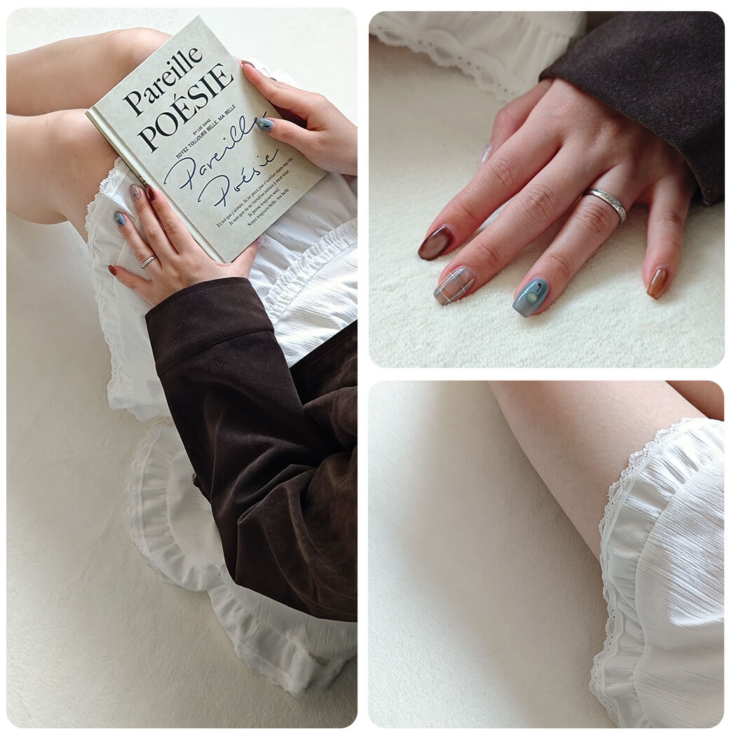 BowooHome 可愛い ラグ 楕円形 ラグマット 短い毛足 絨毯 ボア おしゃれ カーペット 洗える 楕円 滑り止め 掃除易い 折り畳み可能 床暖房対応 オールシーズン