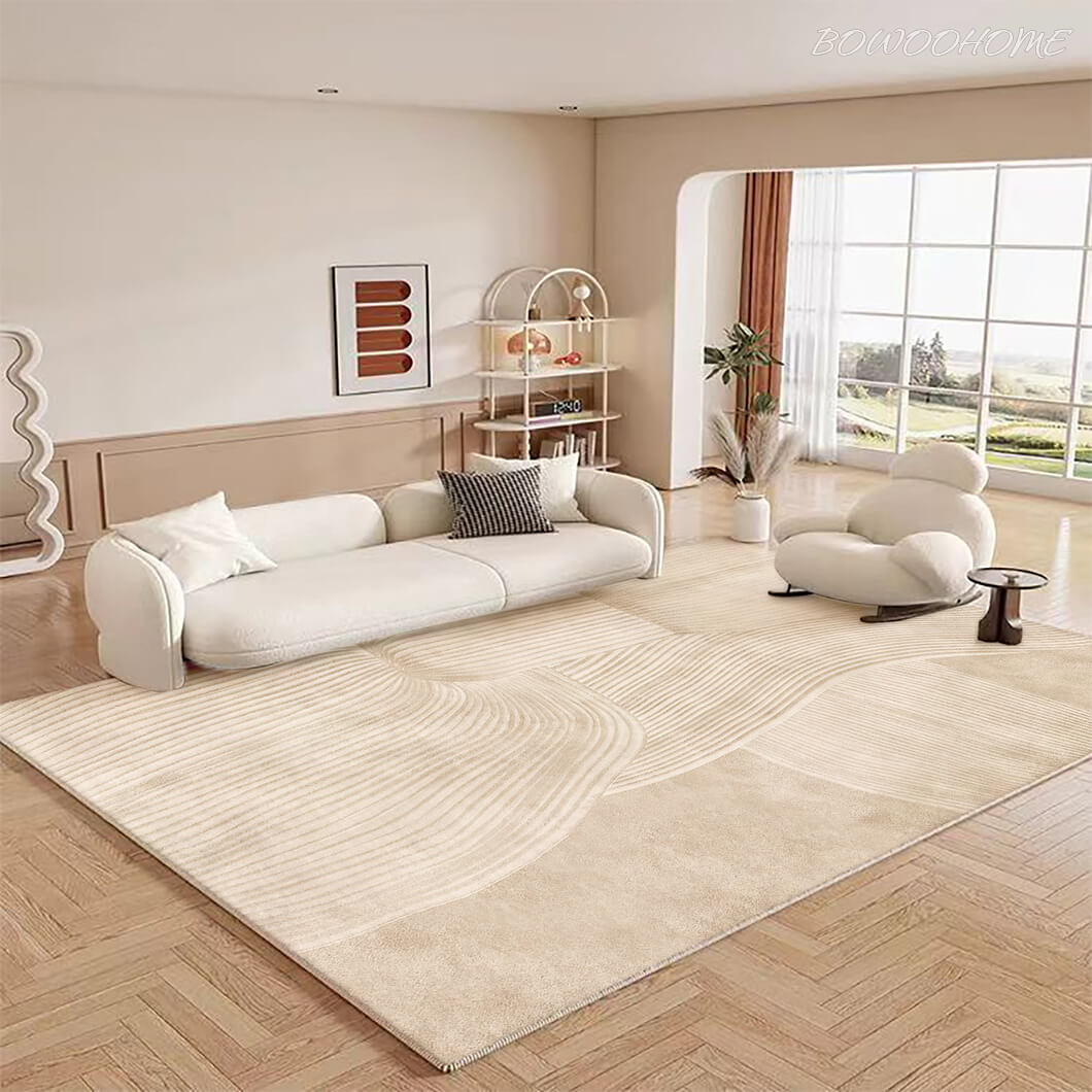 カーペット 北欧 ラグ おしゃれ 厚手 ラグマット ふわふわ ボア 短い毛足 絨毯 洗える 北欧風 ラグ 滑り止め付き オールシーズン適用