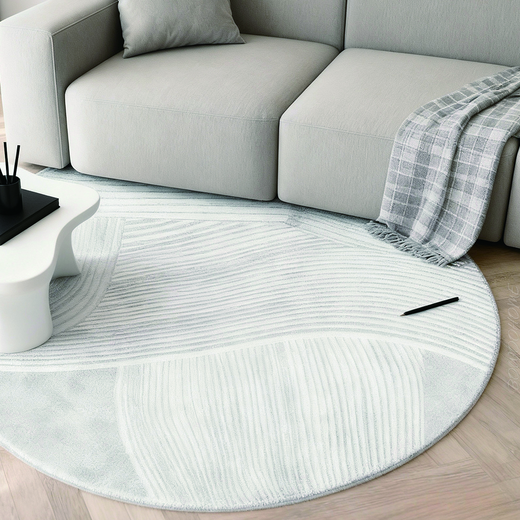 ラグ 円形 北欧 おしゃれ カーペット 短毛 シンプル ファッション ラグマット 洗える 掃除簡単 四季通用