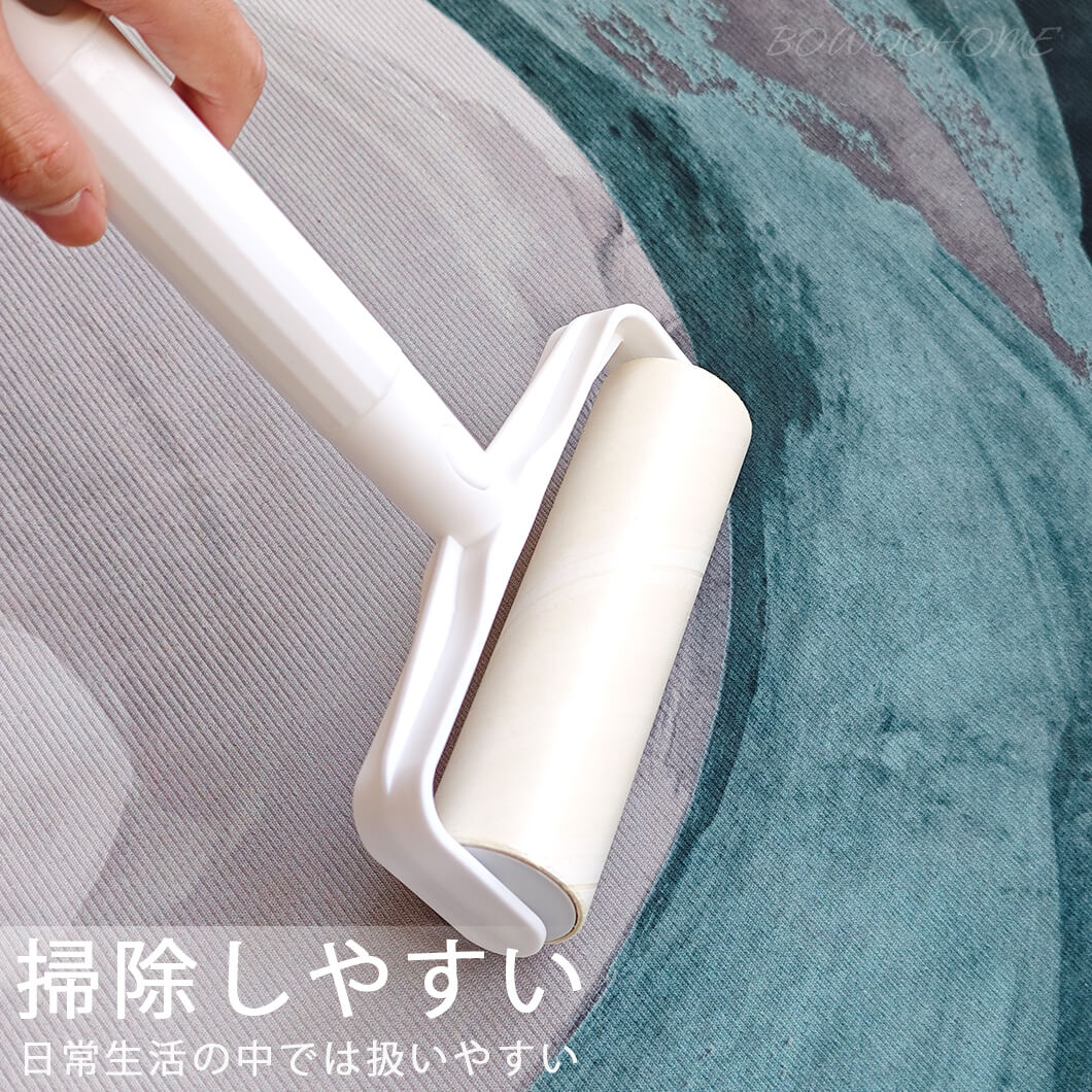 BowooHome ラグ ラグマット 北欧 円形 おしゃれ 毛足ない カーペット 平坦の表面 薄い 掃除簡単 洗える 滑り止め付き 四季通用