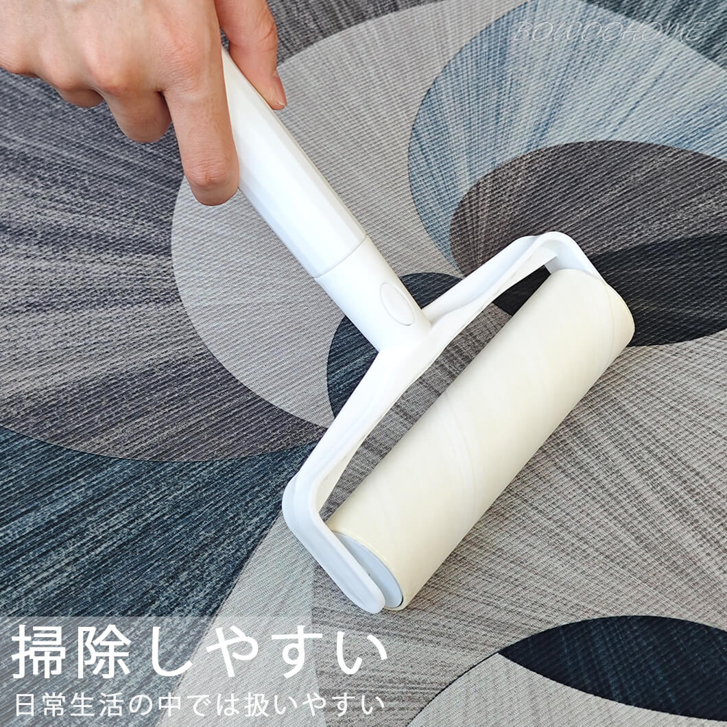 BowooHome ラグ ラグマット 北欧 円形 毛足ない おしゃれ カーペット 平坦の表面 薄い 掃除簡単 洗える 滑り止め付き 四季通用