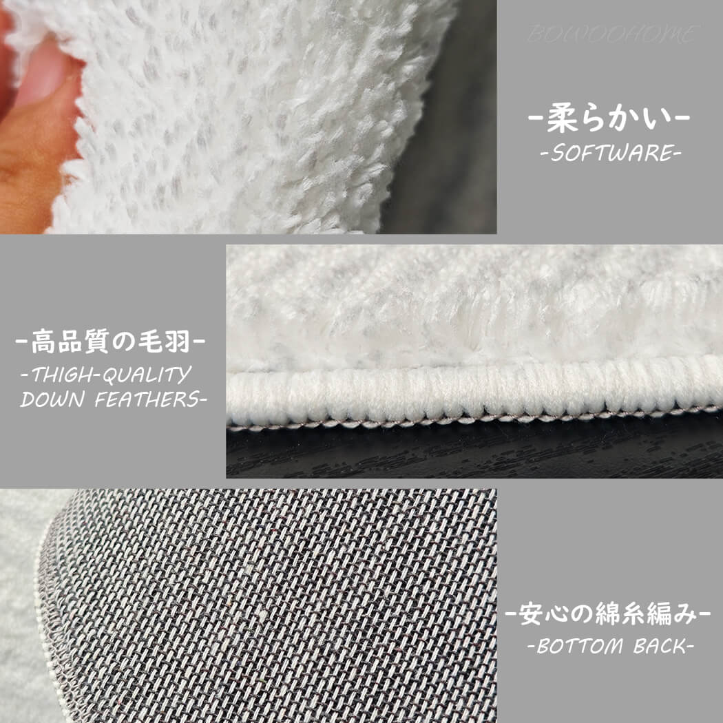 カーペット 北欧 ラグ おしゃれ 厚手 ラグマット ふわふわ ボア 短い毛足 絨毯 洗える 北欧風 ラグ 滑り止め付き オールシーズン適用