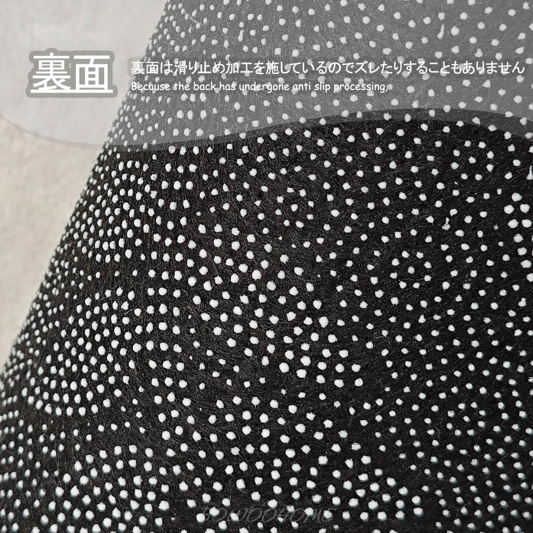 BowooHome ラグマット 平坦 北欧 シンプル ファッション さらさらした触り おしゃれ ラグ カーペット 掃除簡単 洗える 滑り止め付き 四季通用