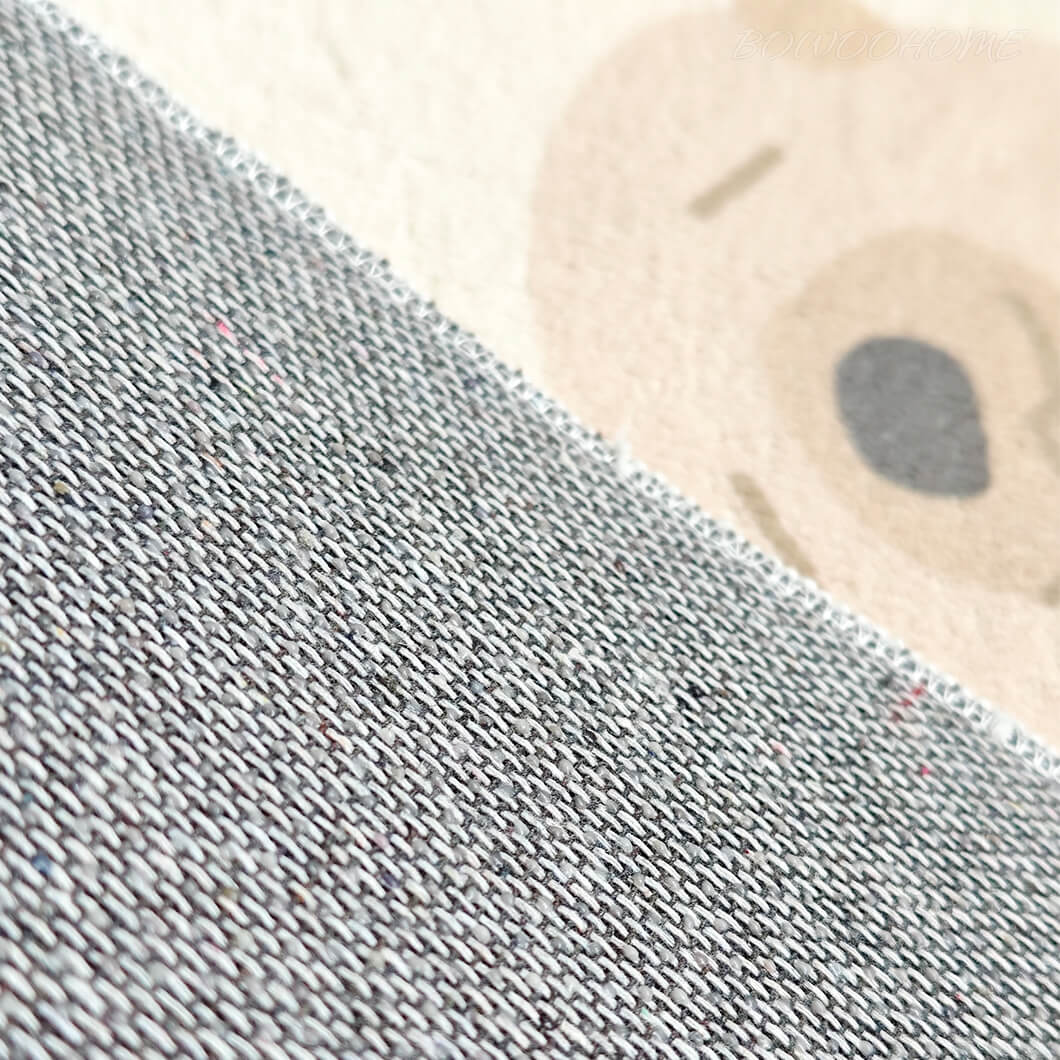 BowooHome ラグ 円形 おしゃれ 可愛い 子供部屋 シンプル 短毛 カーペット ラグマット 洗える 掃除簡単 滑り止め付き 四季通用