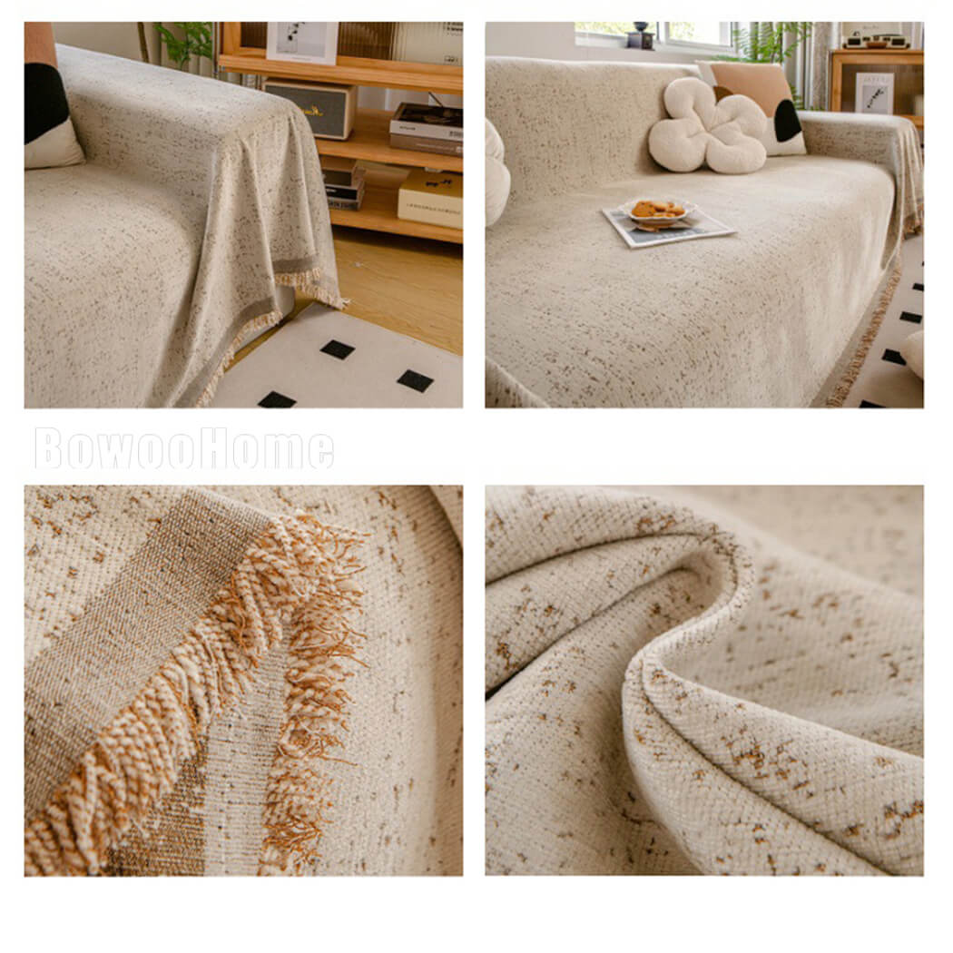 BowooHome ソファーカバー ソファ保護カバー 1人 2人 3人 4人掛け 汚れ防止 洗える 犬猫対策 防塵 四季通用 大きい ソファカバー シーツ ソファ毛布 チェアカバー 保護カバー