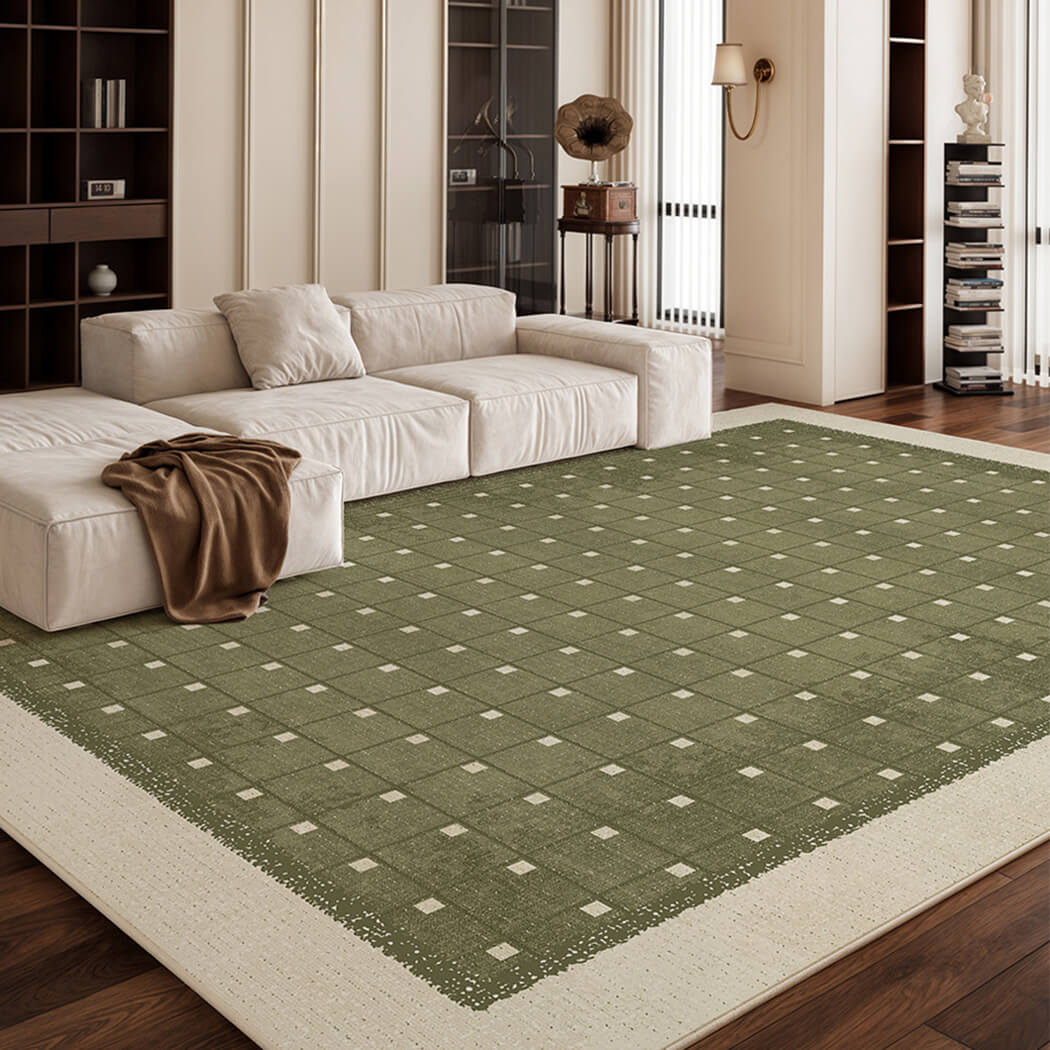 BowooHome おしゃれ 北欧 ラグ 平坦の表面 ループタイプ ラグマット 洗える カーペット 抗菌 防臭 掃除簡単 滑り止め付き オールシーズン使える