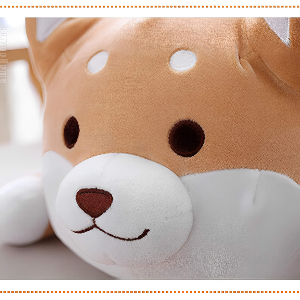 BowooHome ぬいぐるみ 柴犬 いぬ 抱き枕 大きい もちもち ふわふわ 柔らかい かわいい アニマル クッション 可愛い 動物抱き枕 お祝い プレゼント