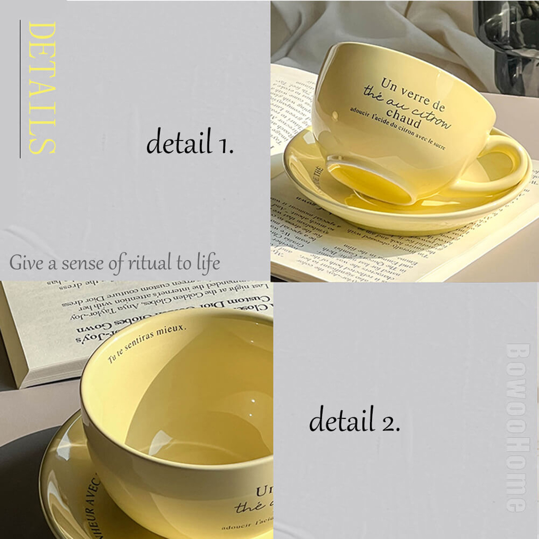 BowooHome マグカップ コーヒーカップ オシャレ シンプル カップ お手入れ簡単 ティーカップ 食洗器可 Coffee Cup 磁器 耐熱 耐冷