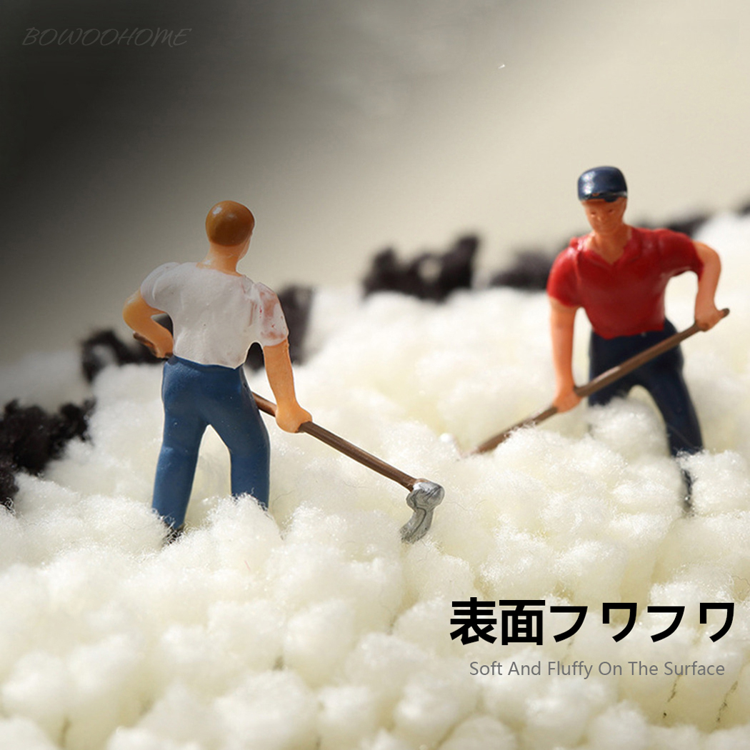 BowooHome ドアマット フワフワ ソフト 足拭き 玄関マット バスマット 室内 吸水 速乾 洗える 滑り止め 掃除しやすい