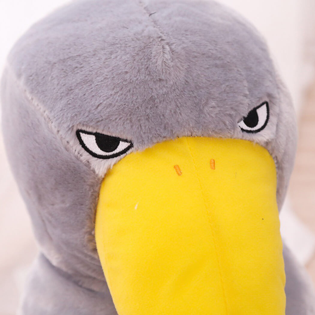 BowooHome ぬいぐるみ 縫い包み ハシビロコウ 可愛い ふわふわ 抱き枕 誕生日 記念日 プレゼント お祝い 贈り物 部屋飾り用