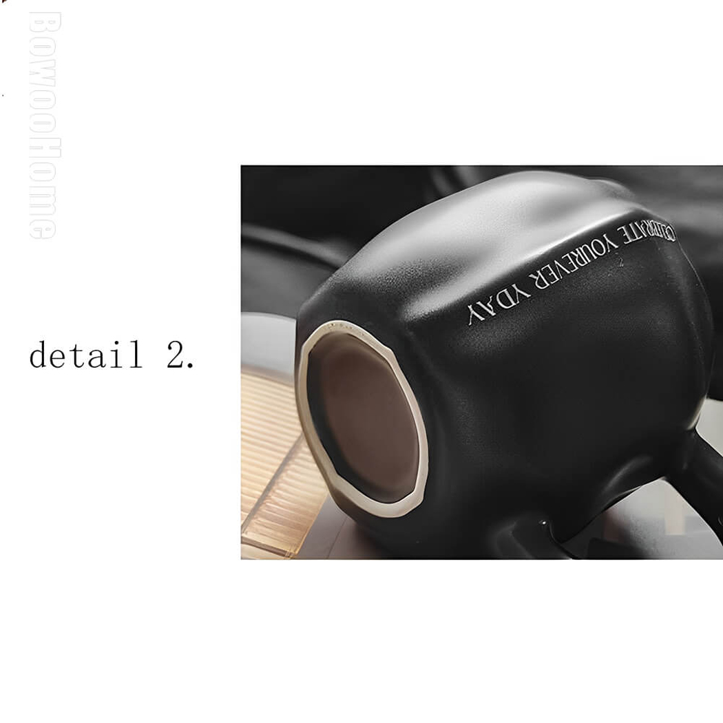 BowooHome マグカップ ティーカップ 耐熱 カップ 耐冷 コーヒーカップ シンプル オシャレ お手入れ簡単 食洗器可 Coffee Cup