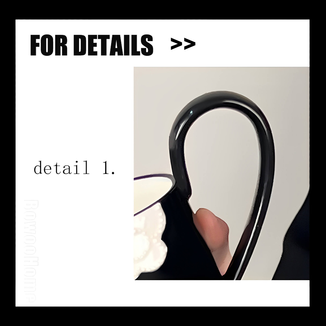 BowooHome マグカップ コーヒーカップ 磁器 ティーカップ 耐熱 耐冷 オシャレ カップ Coffee Cup お手入れ簡単 食洗器可