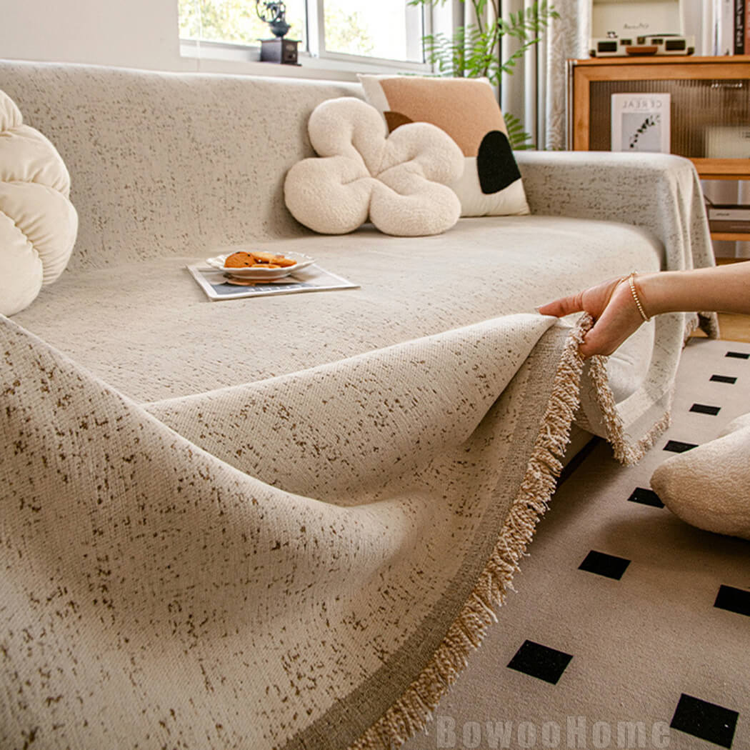 BowooHome ソファーカバー ソファ保護カバー 1人 2人 3人 4人掛け 汚れ防止 洗える 犬猫対策 防塵 四季通用 大きい ソファカバー シーツ ソファ毛布 チェアカバー 保護カバー